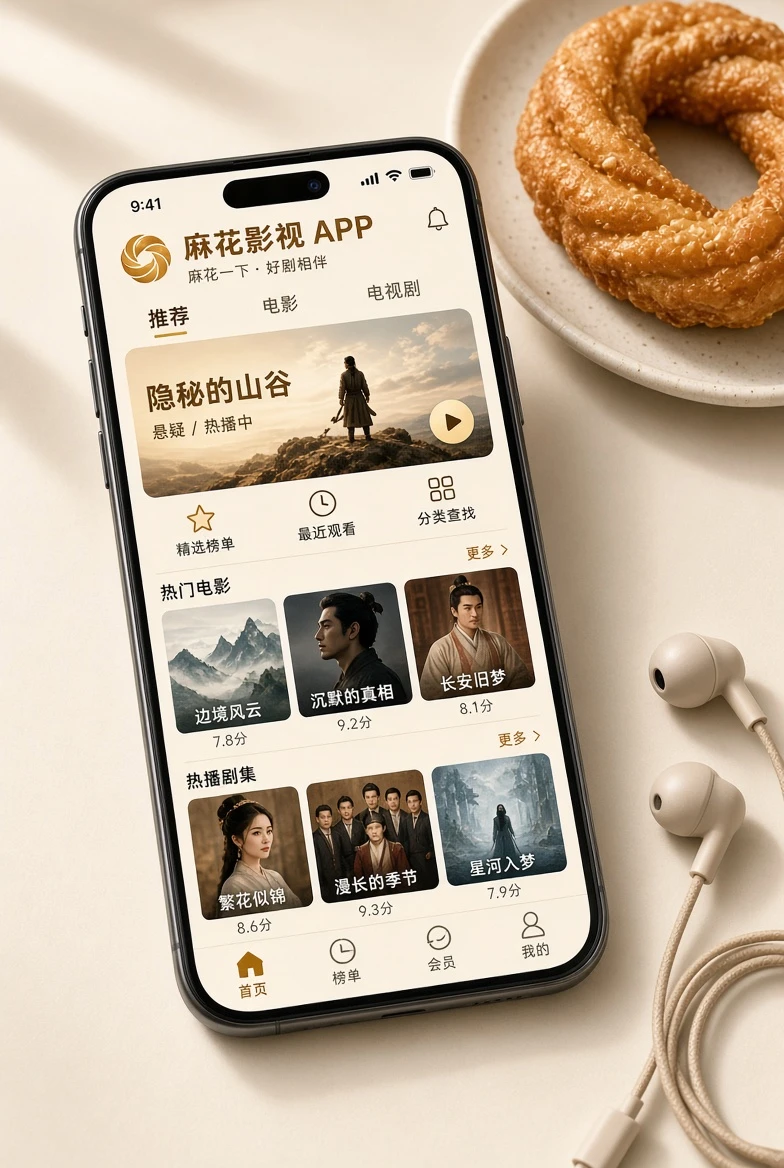 麻花影视移动端界面